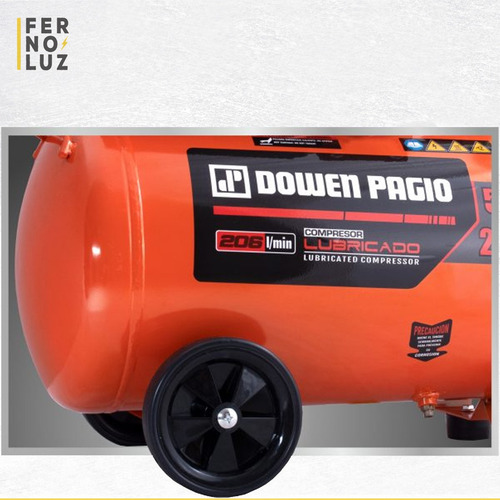 Compresor de aire eléctrico Dowen Pagio CA2050SP 50L 2hp 220V 50Hz naranja