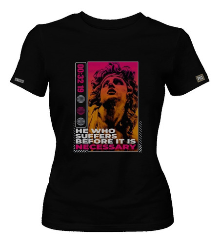 Camiseta Estampada Escultura Cool Dama Mujer Inp Dbo