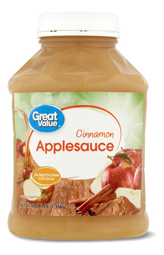 Pure De Manzana Y Canela Frasco Grande //great Value//1.36kg