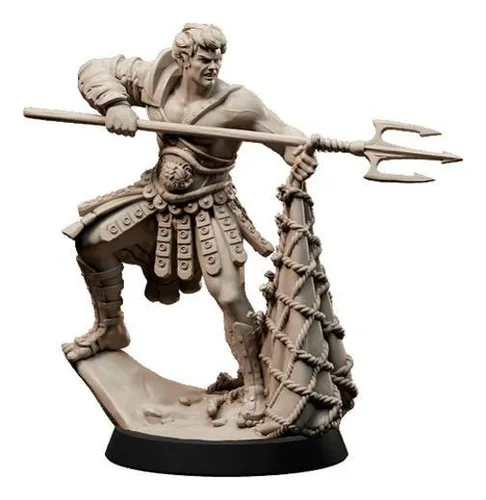 Miniaturas Sand Arena Retiarius Gladiator RPG D&d