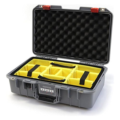 Silver Red Pelican 1485 Air Case Separador Amarillo