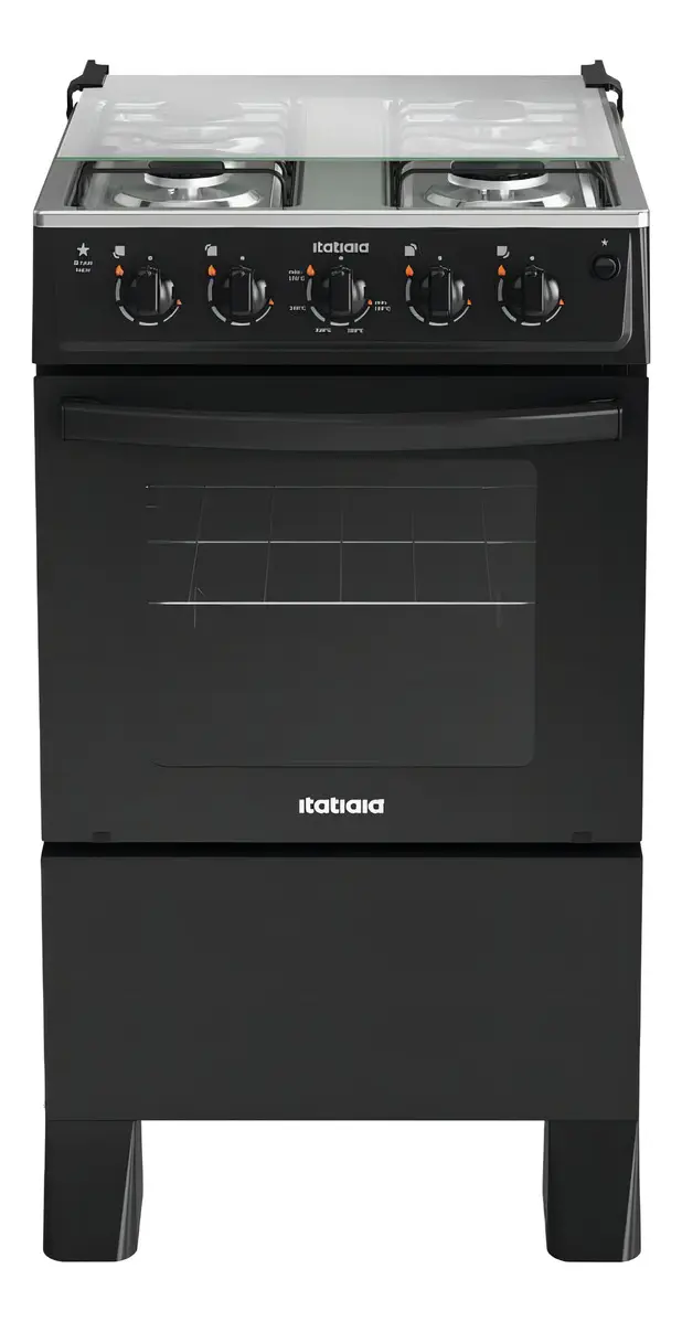 Fogão Itatiaia Star New 4 Bocas Mesa Inox Forno 48l-bivolt