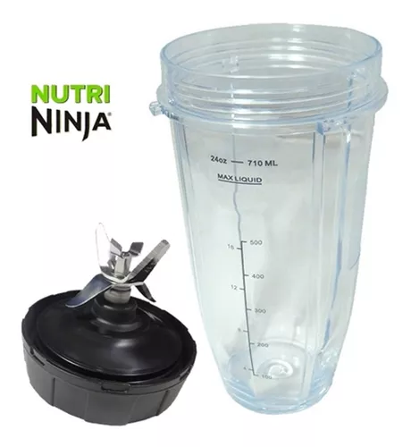 Vasos de licuadora Ninja, reemplazo de vasos de licuadora Ninja, vasos de  repuesto Ninja para BL480 BL490 BL640 BL680 Auto IQ Blender, 24 onzas