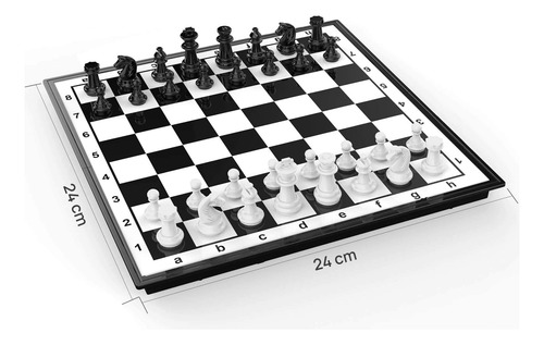 Juego De Ajedrez Magnético Portátil Y Plegable Para Todas La