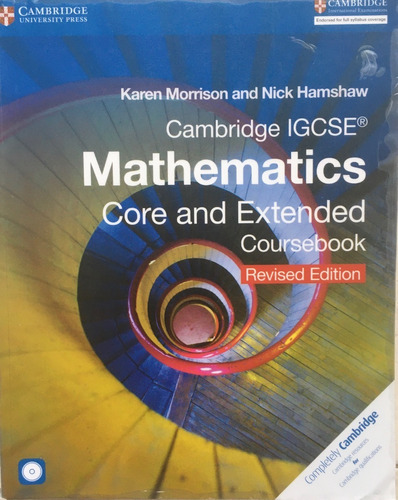 Cambridge Igcse Mathematics: Core And Extended - Coursebook