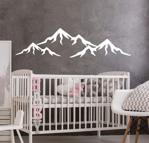 Montañas Minimalistas Para Habitacion De Bebes Decoración