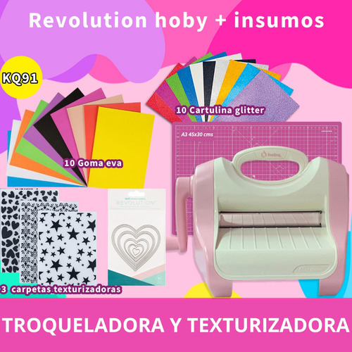 Revolution Hoby Troqueladora + Insumos Kq91 Cyber