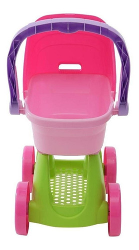 Imagen 4 de 6 de Carriola Para Muñecas Prinsel Mommy Mecedora Asa Reversible