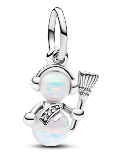 Charm Colgante Muñeco De Nieve Opalescente Pandora 