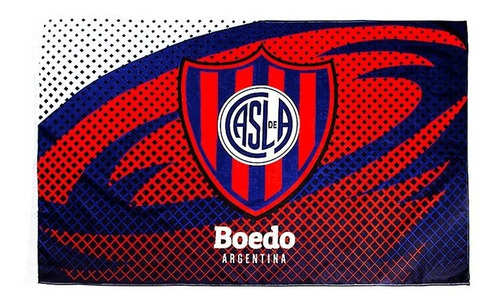 Bandera Futbol San Lorenzo Licencia Oficial Casla Estampada