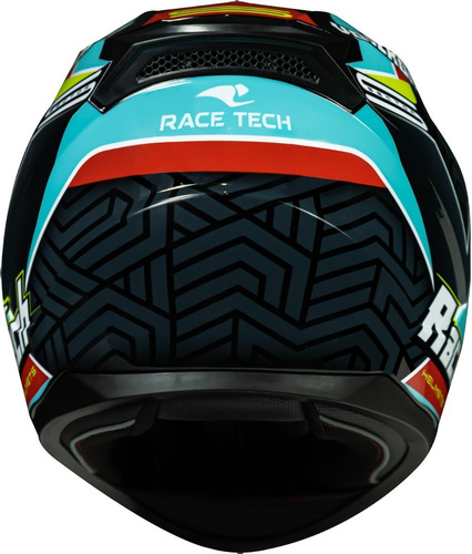 Imagem 2 de 7 de Capacete Race Tech Sector Voltkon Azul