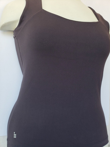 Playera Deportiva Dama Brasilsul Gris Hacer Ejercicio Licra (Usado)