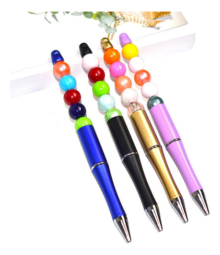 10 Piezas Bolígrafo Rollerball Bolígrafos Con Cuentas
