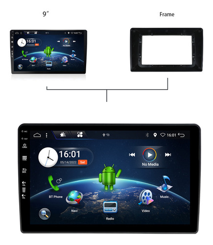 Cz 32g Auto Estereo Coche Para Vw 10.1 Pulgadas Carplay Dab