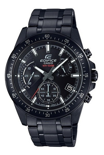 Reloj Casio Edifice Hombre Efv-540dc Garantía.megatime Color De La Malla Negro Color Del Bisel Negro Color Del Fondo 1a
