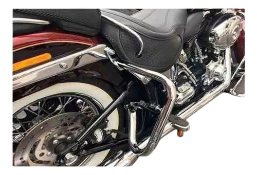 Protetor Traseiro Harley Softail Deluxe Customer Cromado