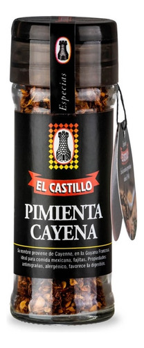 Pimienta De Cayena Especias El Castillo X 50gr