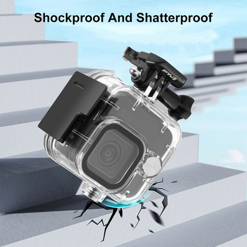 Funda Puluz Para Cámara Deportiva Gopro Hero11 Negra De 40
