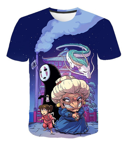 Camisetas Japonesas De Dibujos Animados De Anime Totoro De S