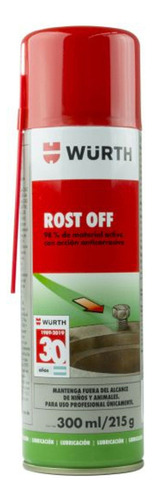 Eliminador De Óxido Rost Off Mechanic Würth 300ml