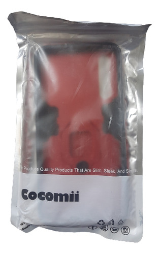 Tapa Trasera Forro Rojo C/ Negro Para Celular Huawei P20 Pro
