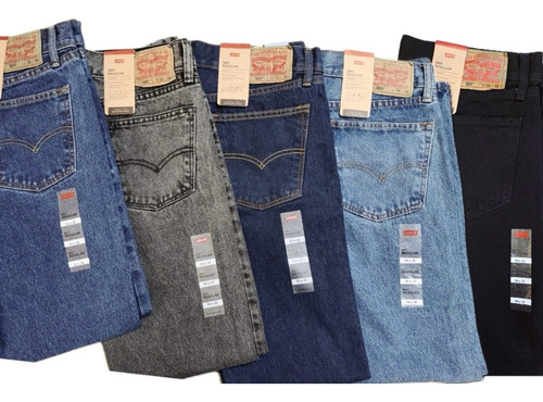 Lote 5 Pantalones Levis Para Hombre 505 Regular A Elegir