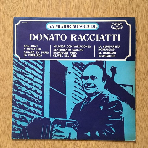 Donato Racciatti La Mejor Musica De Vinilo Lp Nac. Ex