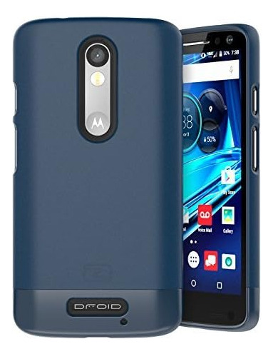 Funda Azul Ultradelgada Para Motorola Droid Turbo 2