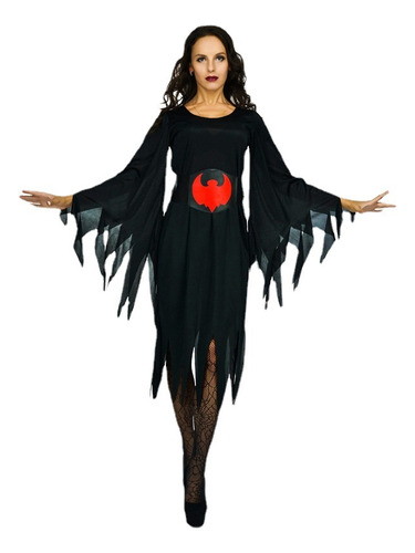 Halloween Adulto Mujer Murciélago Bruja Fantasma Cosplay