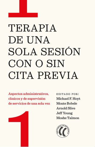 Libro Terapia De Una Sola Sesion Con O Sin Cita Previa - 