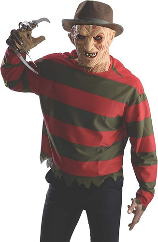Disfraz Adulto De Lujo Freddy Krueger Halloween Rubie`s
