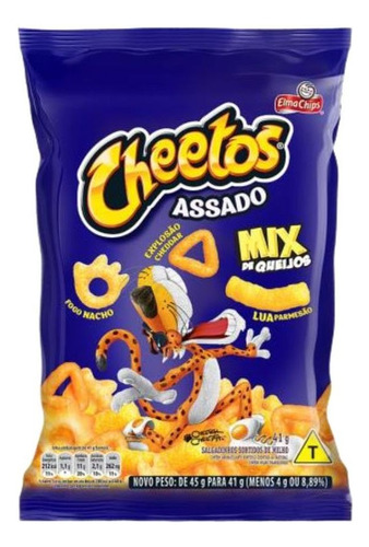 Cheetos Mix De Queijos Elma Chips Pequeno Kit Atacado 12 Und