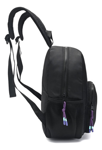 Mochila Niles Skora Urbana Reforzada Porta Mat Yoga Negra Color Negro Diseño De La Tela Liso