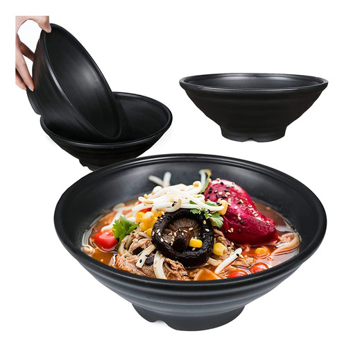 Juego De 4 Cuencos De Ramen De Estilo Japonés De Plás...