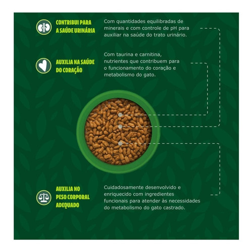 Ração Guabi Natural Grain Free Gatos Castrados (7,5 Kg) F