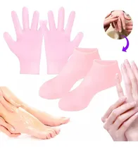 Comprar Kit Meias E Luvas Hidratação Esfoliante Silicone Spa Cuidado