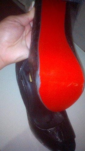 Imagen 3 de 5 de Zapatos Estiletos Negros Talle N°40 Nuevos Un Solo Uso
