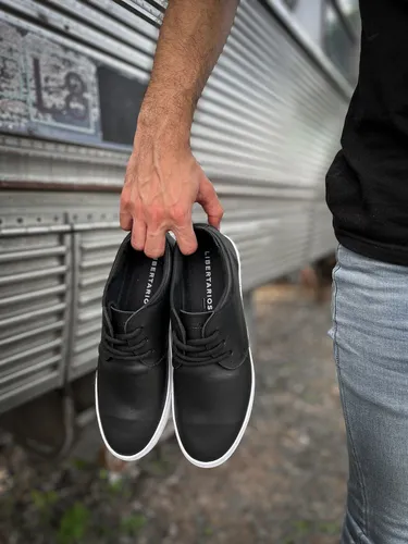 Zapatillas de vestir de cuero hombre sale
