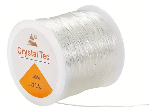 Hilo Nylon Elástico Para Bisutería 8/1mm 100m 1 Carrete