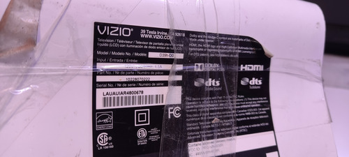 Placa Main Vizio D39h-d0 0171-2271-6171 Amtran 90d Garantia (Usado)