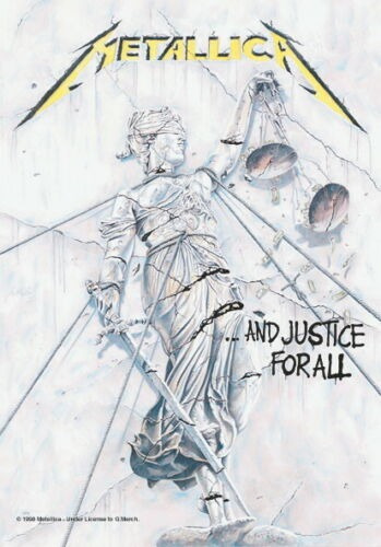 Bandera Tela Poster Metallica And Justice For All 