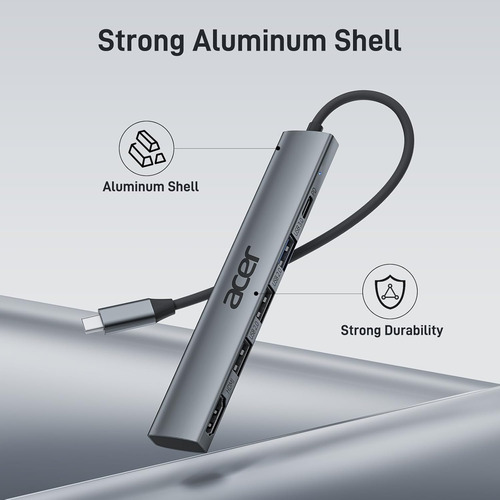 Acer 5 In 1 Usb C Hub With 4k Hdmi, 100w Power Delivery, ...