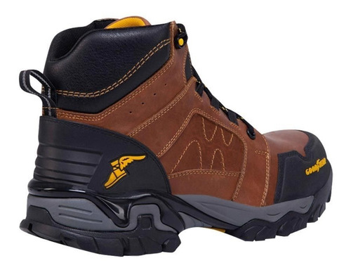Imagen 2 de 5 de Bota Industrial Goodyear 7112 Miel 952660 Casco Dielectrico
