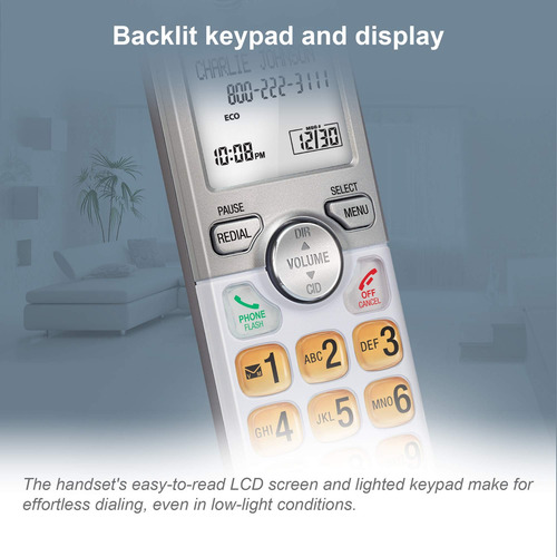 At&t Elhandset Dect 6.0 Teléfono Inalámbrico De La Casa Full