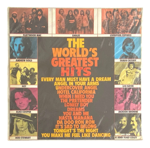 Lp The World's Greatest Hits - Alice Cooper, Hot, Eagles...
