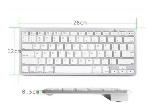 Teclado Bluetooth Weibo Qwerty