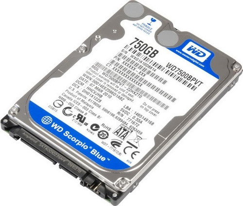 Disco duro interno Western Digital  WD7500BPVT 750GB