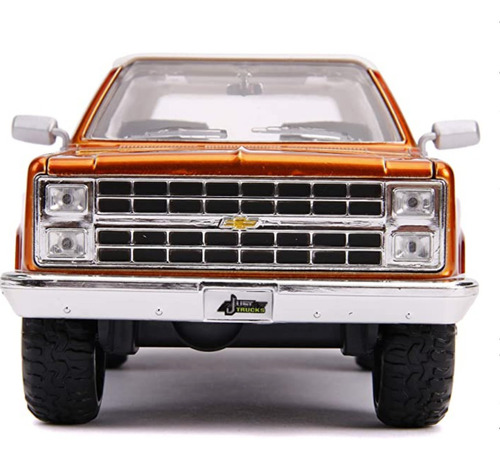 1:24 1980 Chevy Blazer Naranja Metalico  Camioneta Jada
