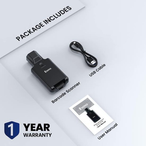 Eyoyo Escáner De Código De Barras Bluetooth 2d Compatible Co