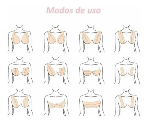 Cinta Levanta Busto Boob Tape Multi Postura